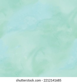 Green Ocean Background. Green Watercolor Gradient Repeat. Blue Art Ocean. Water Elegant Pattern. Fluid Seamless Background. Sea Abstract Background. Sea Modern Vector Template. Water Seamless Ocean.