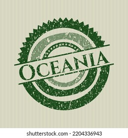 Green Oceania with rubber seal texture. 