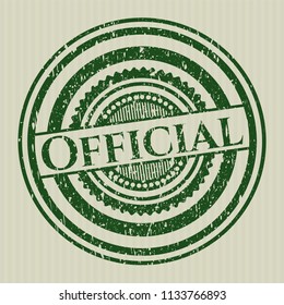 Green Official distressed rubber texture
