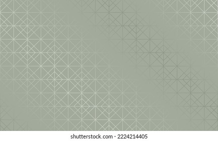 Green olive background with geomatric pattern