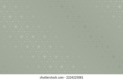 Green olive background with geomatric pattern