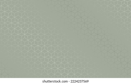 Green olive background with geomatric pattern
