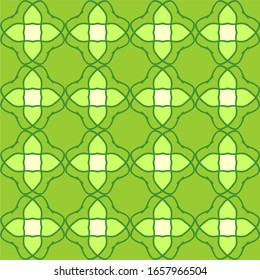 green olive colour vintage floral interior seamless flat design background