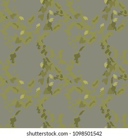 Green and olive forest camouflage. It is a masking seamless repeat pattern that also can be used as urban camo print for clothing and background and backdrop or computer wallpaper