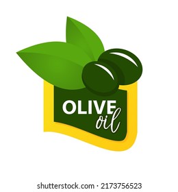 Design des grünen Olivenlogos