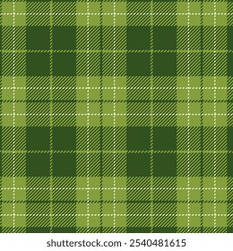 Verde tom de azeitona xadrez vetor padrão sem costura. Plano de fundo gráfico tartan design de moda uso para impressão, textura, pano, tecido, flanela.	
