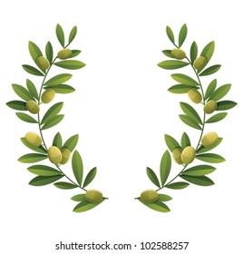 Green Olive Wreath