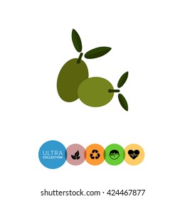 Green olives icon
