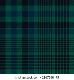 Green Ombre Plaid Textured Seamless Pattern. Vector Design of Elegant Background for Fashion Textiles, Wallpaper, Banner, Packaging, Fabric Print, Decoration.