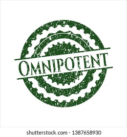 Green Omnipotent distressed rubber texture