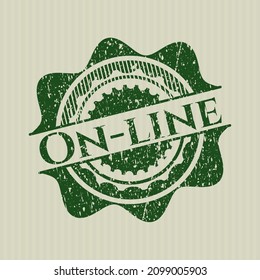 Green On-line distress rubber seal. 