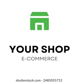 Green Online Shop Logo Icon