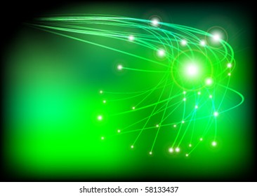 Green Optical Fibers