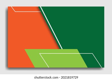 Green and orange abstract background. Great background for sales templates, product marketing, banners, computers, flyers, social media, covers etc