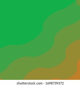 green to orange abstract graphic design background