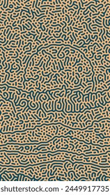 Green and orange Abstract Turing Pattern Background