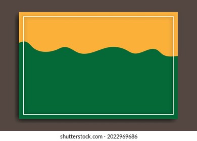 Green and orange background. Great backgrounds for computers, laptops, social media, sales templates, banners, covers, flyers, sales promotions etc