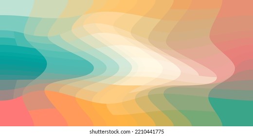 Green orange brown mosaic abstraction. It resembles smoothies, vegetarian cuisine. Colorful abstract gradient consisting of rectangles. Spectral dynamic background of square shape. Geometric collectio