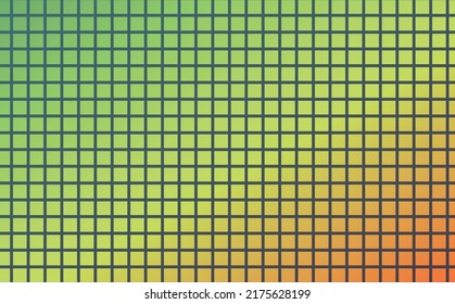 Fondo de degradado verde y anaranjado con líneas trenzadas. Adecuado para papel de pared, elemento editable, plantilla, banner y portada.