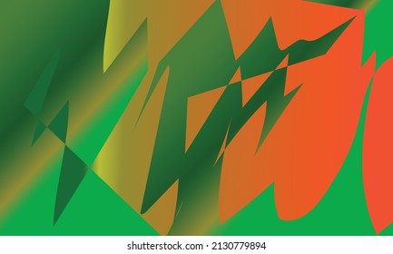 green and orange gradient blend background