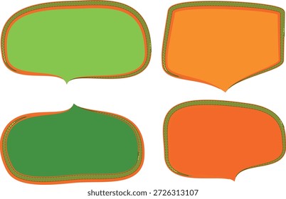 verde laranja pintado abstrato bonito decorativo balões pano de fundo