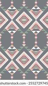 Green and orange  pendant Seamless native pattern Thailand