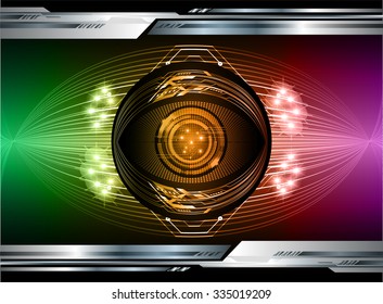 green orange purple Light Abstract Technology background for computer graphic website internet business.circuit. illustration. abstract digital . silver. infographics. motion move blur.neon.vector.eye