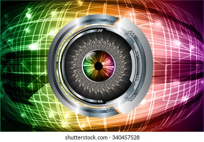 green orange purple Light Abstract Technology background for computer graphic website internet and business. 