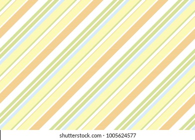Green orange striped background seamless pattern. Vector illustration.