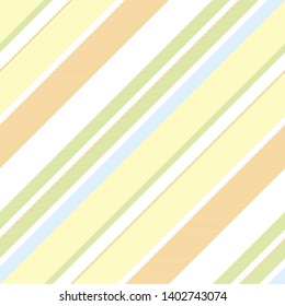 Green orange striped background seamless pattern. Vector illustration.