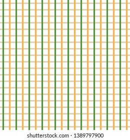 Green and Orange Tattersall Plaid Pattern. Men's Fashion Textile Fabric. Repeating Tile Backdrop Pattern.