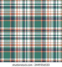 Green Orange White Tartan Pattern Seamless. Sweet Checker Pattern for Shirt Printing,clothes, Dresses, Tablecloths, Blankets, Bedding, Paper,quilt,fabric and Other Textile Products.