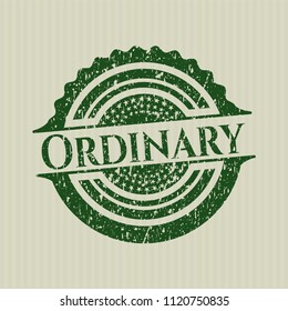 Green Ordinary grunge stamp
