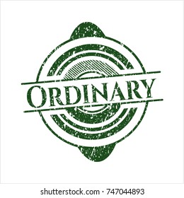 Green Ordinary rubber grunge texture stamp
