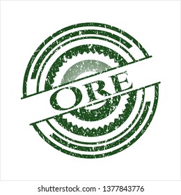 Green Ore rubber grunge texture stamp