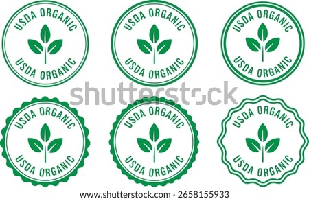 Green organic certification seals usda organic certification seals