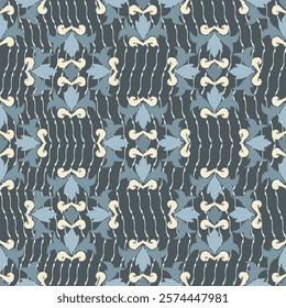 Green oriental vector ikat-damask pattern. Talavera pottery. Azulejos portugal. Turkish ornament. Spanish porcelain. Design ceramic pottery, tiles, wallpaper, rugs, and curtains.