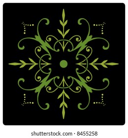 Green ornament