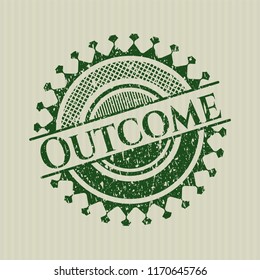 Green Outcome rubber texture