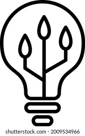 Green Outline Vector Icon Design
