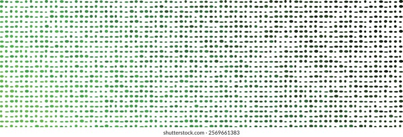 Green Oval Dot Pattern: Abstract Background Texture