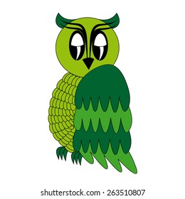 Green owl