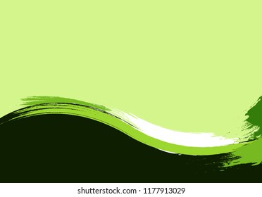  green paint background. creative vector. modern template.