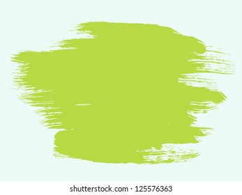 green paint brush background