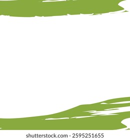 green paint brush background design template