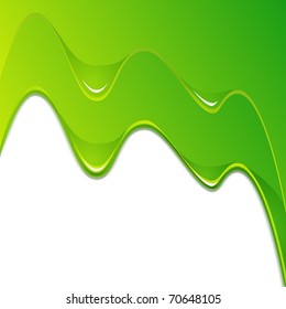 Green Paint Flow