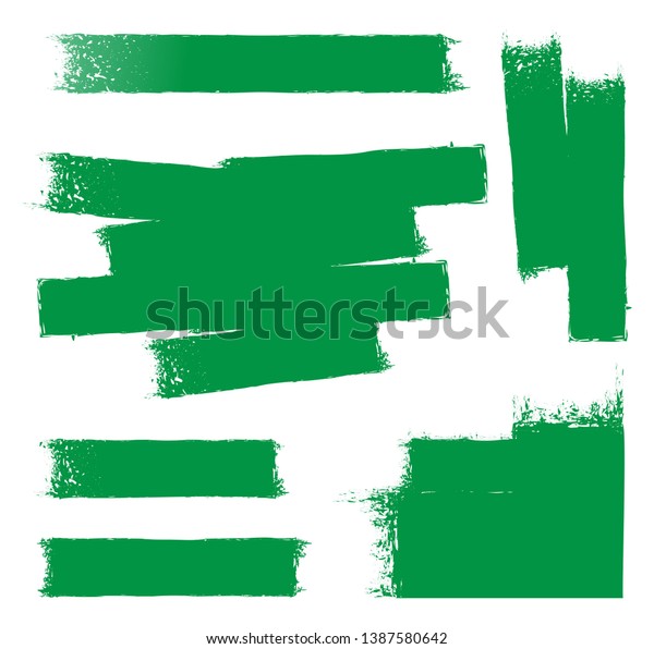 緑のペイントローラ背景 のベクター画像素材 ロイヤリティフリー