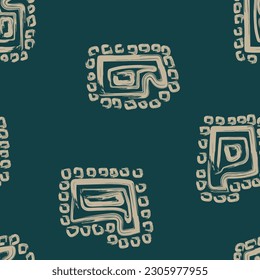Diseño de patrón abstracto de Green Paisley para textiles de moda, gráficos, fondos y artesanías