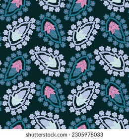 Diseño de patrón abstracto de Green Paisley para textiles de moda, gráficos, fondos y artesanías