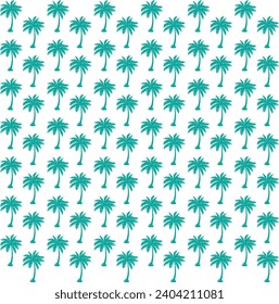 Green palm tree pattern, nature background